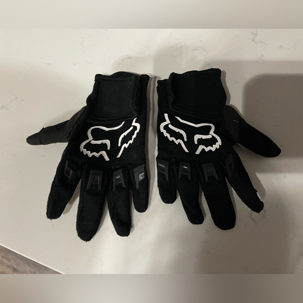 FOX kids dirt bike gloves
